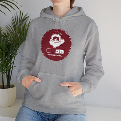 Christmas Unisex Hooded Sweatshirt - Christmas Loading Design