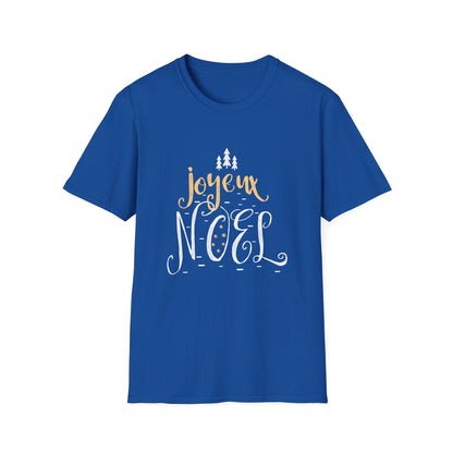 Christmas Unisex T-Shirt - Joyeux Noel Design