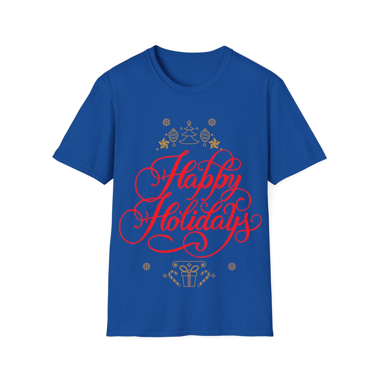 Christmas Unisex T-Shirt - Happy Holidays Design