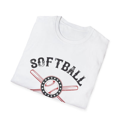 Mother's Day Unisex T-Shirt - Softball Mom Design