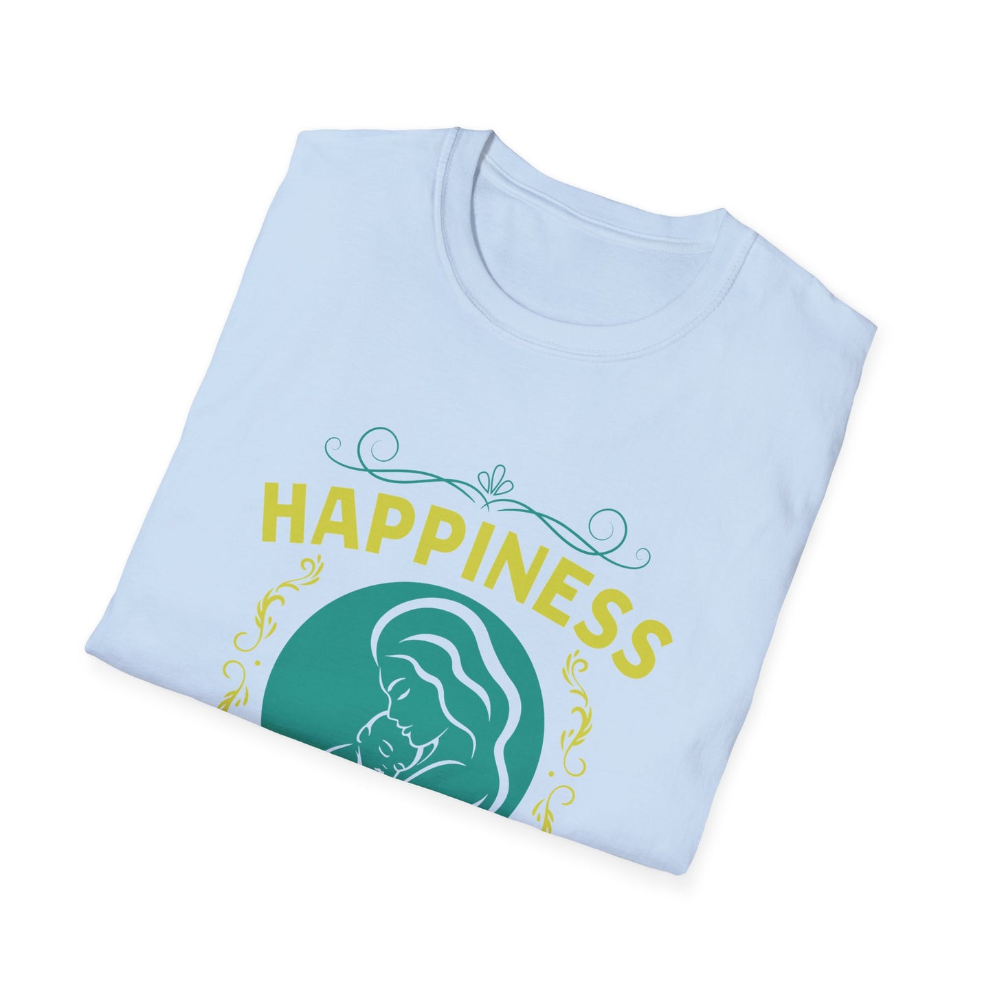 Mother's Day Unisex T-Shirt - Happiness Is Being A Mom Design