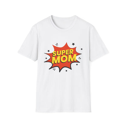 Mother's Day Unisex T-Shirt - Super Mom Pop Design