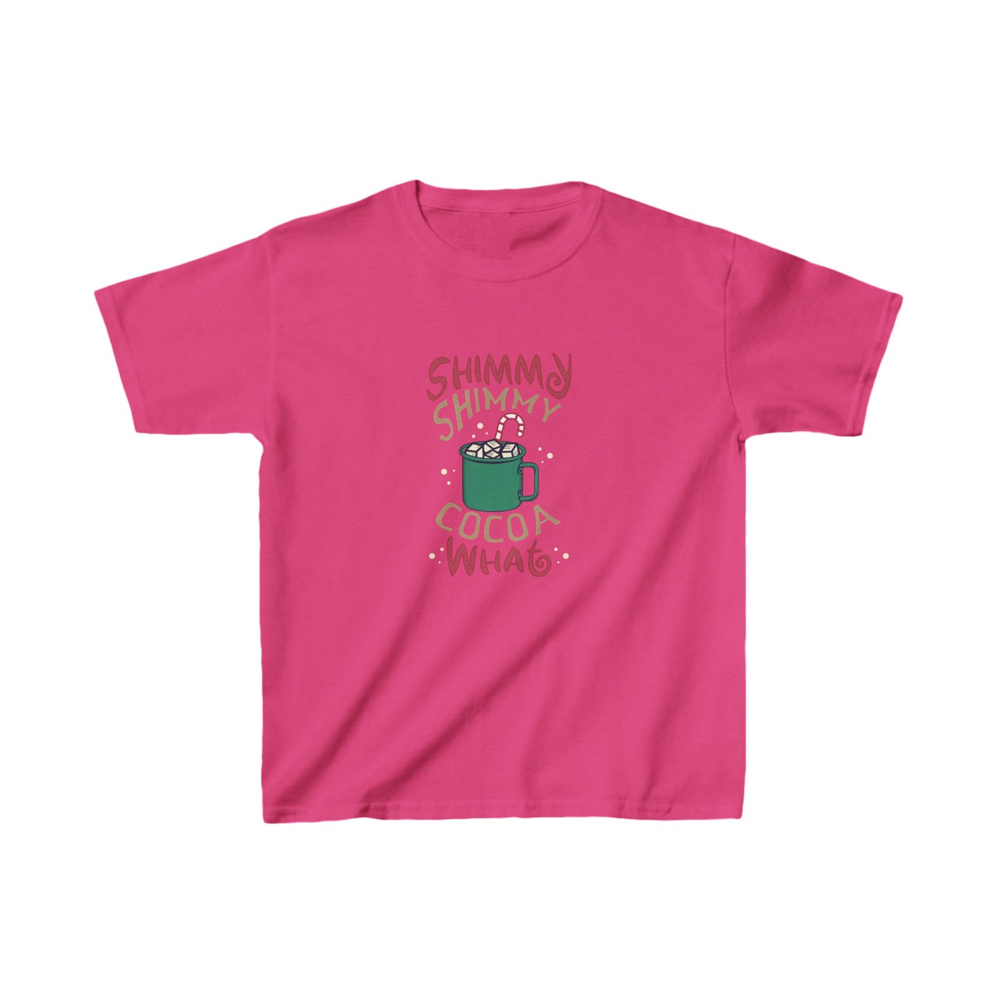 Christmas Unisex Kids T-Shirt - Shimmy Shimmy Cocoa What Color Design