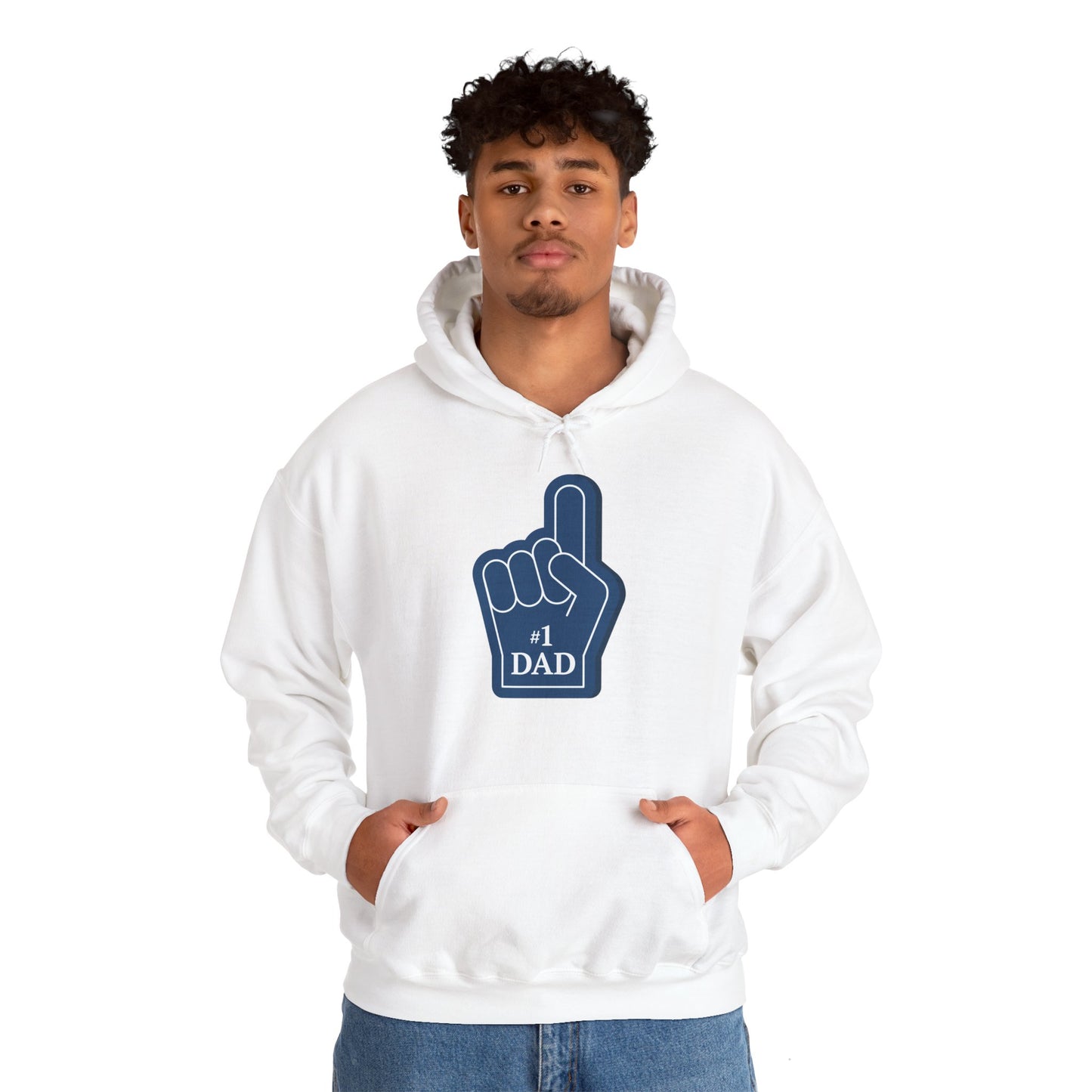 Father's Day Unisex Hooded Sweatshirt - No1 Dad Design