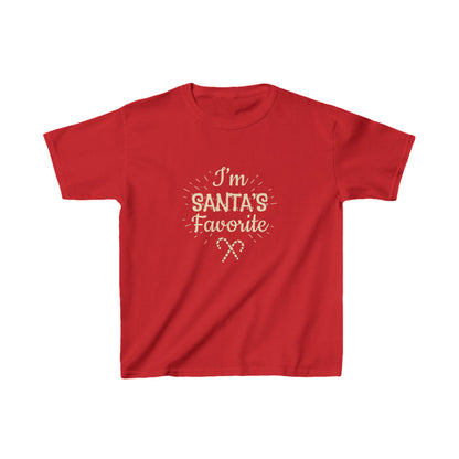 Christmas Unisex Kids T-Shirt - I'm Santa's Favorite Design