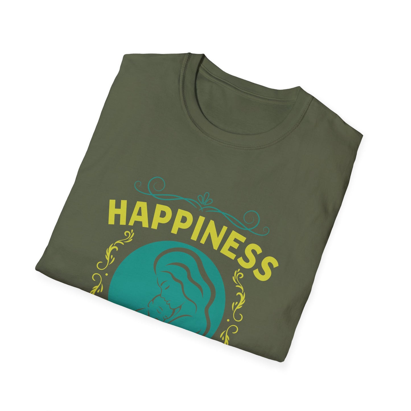 Mother's Day Unisex T-Shirt - Happiness Is Being A Mom Design