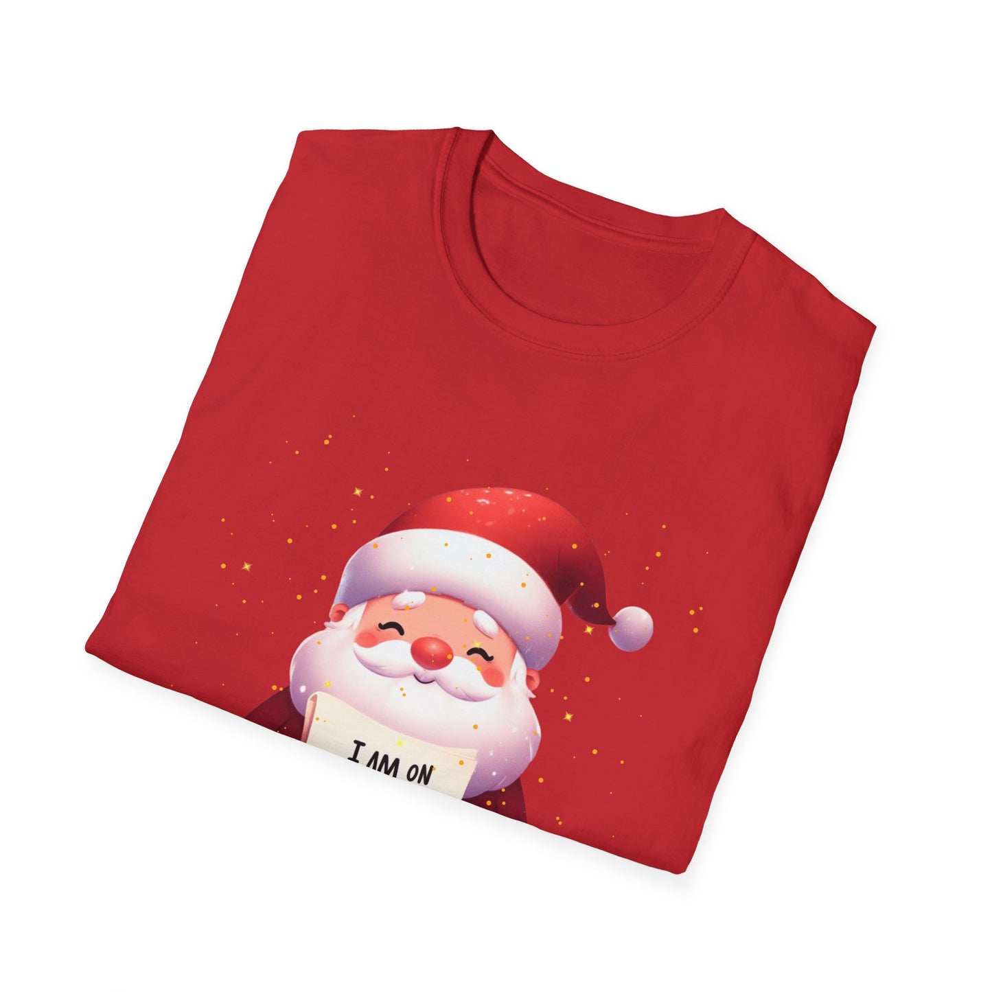 Christmas Unisex T-Shirt - Christmas Nice List Design