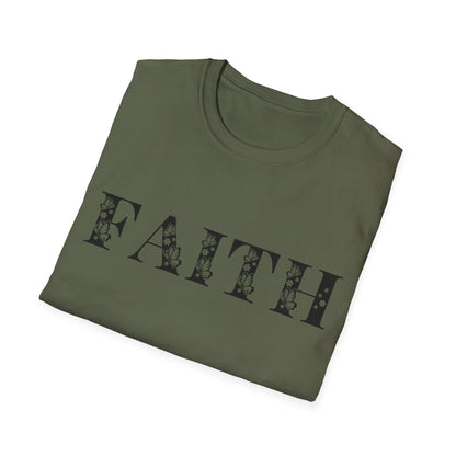 Christian Unisex T-Shirt - Faith Black Design