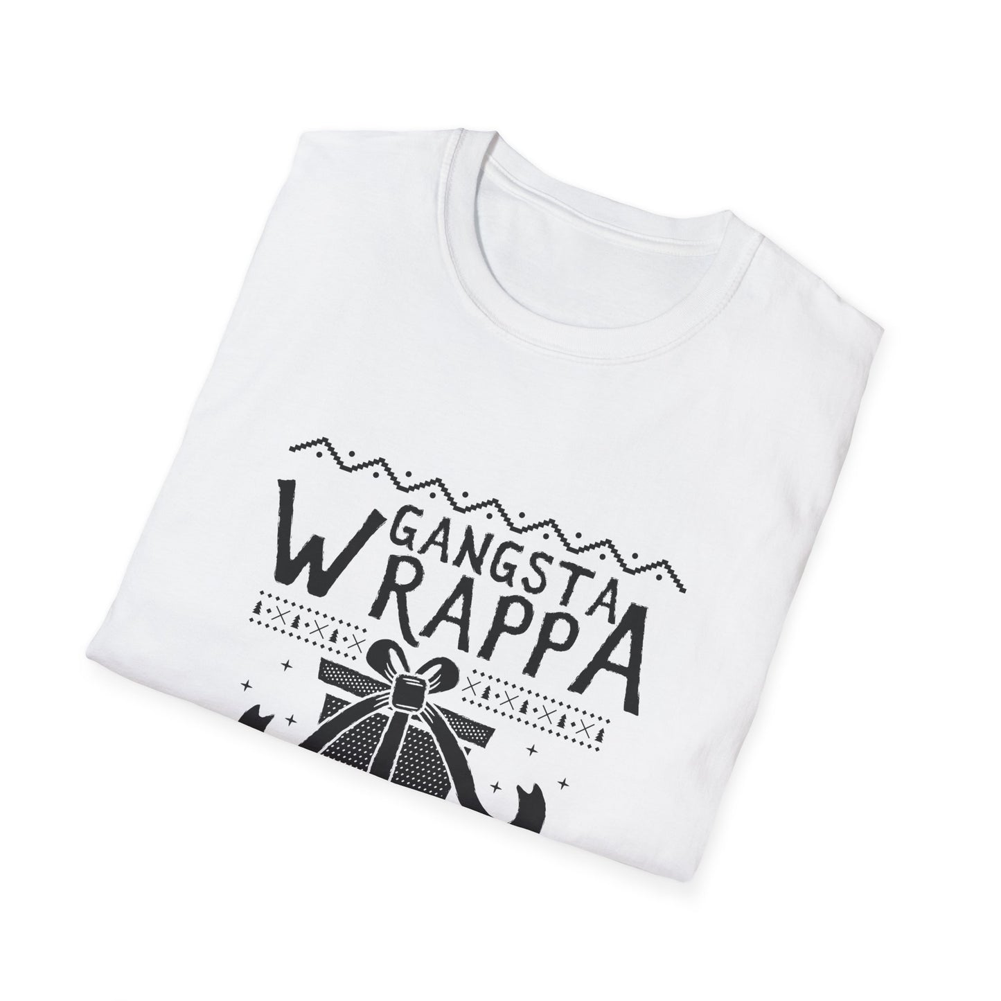 Christmas Unisex T-Shirt - Gangsta Wrappa Design