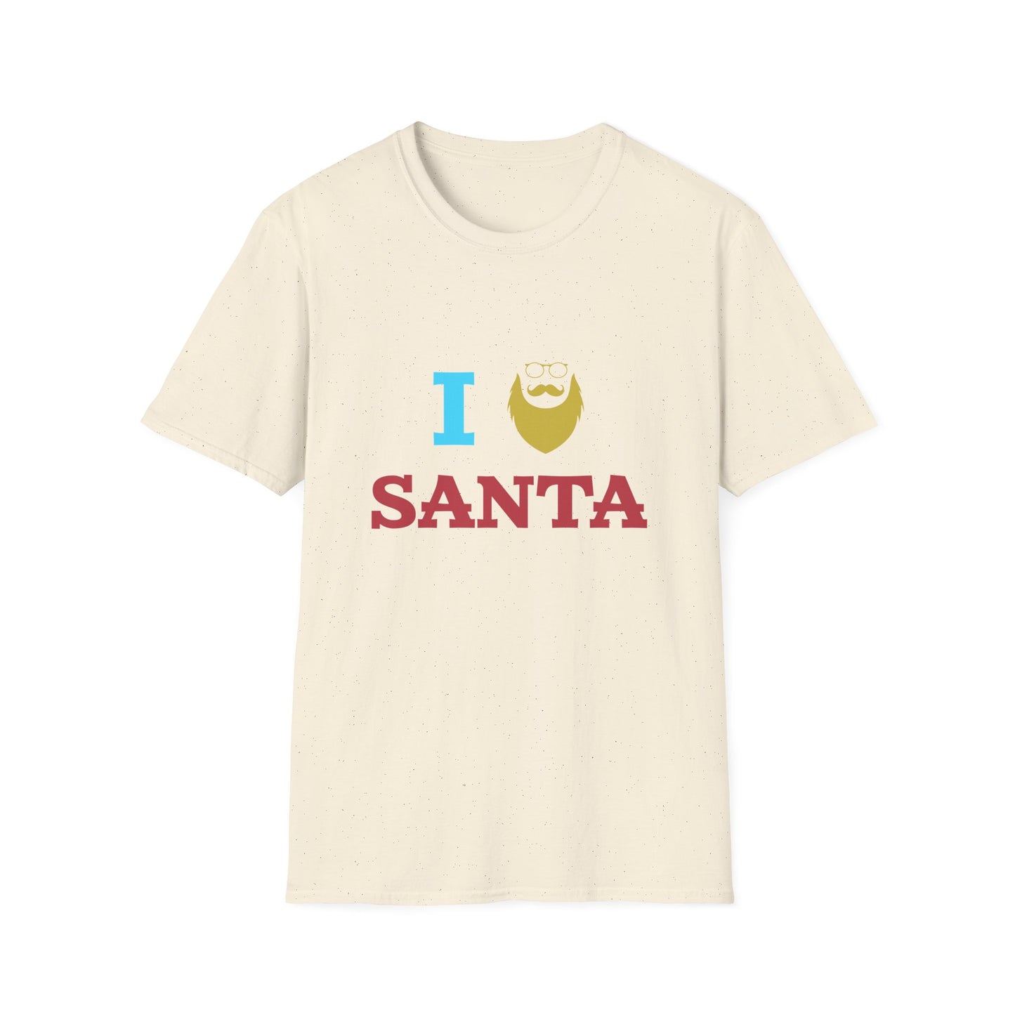 Christmas Unisex T-Shirt - I Love Santa Design