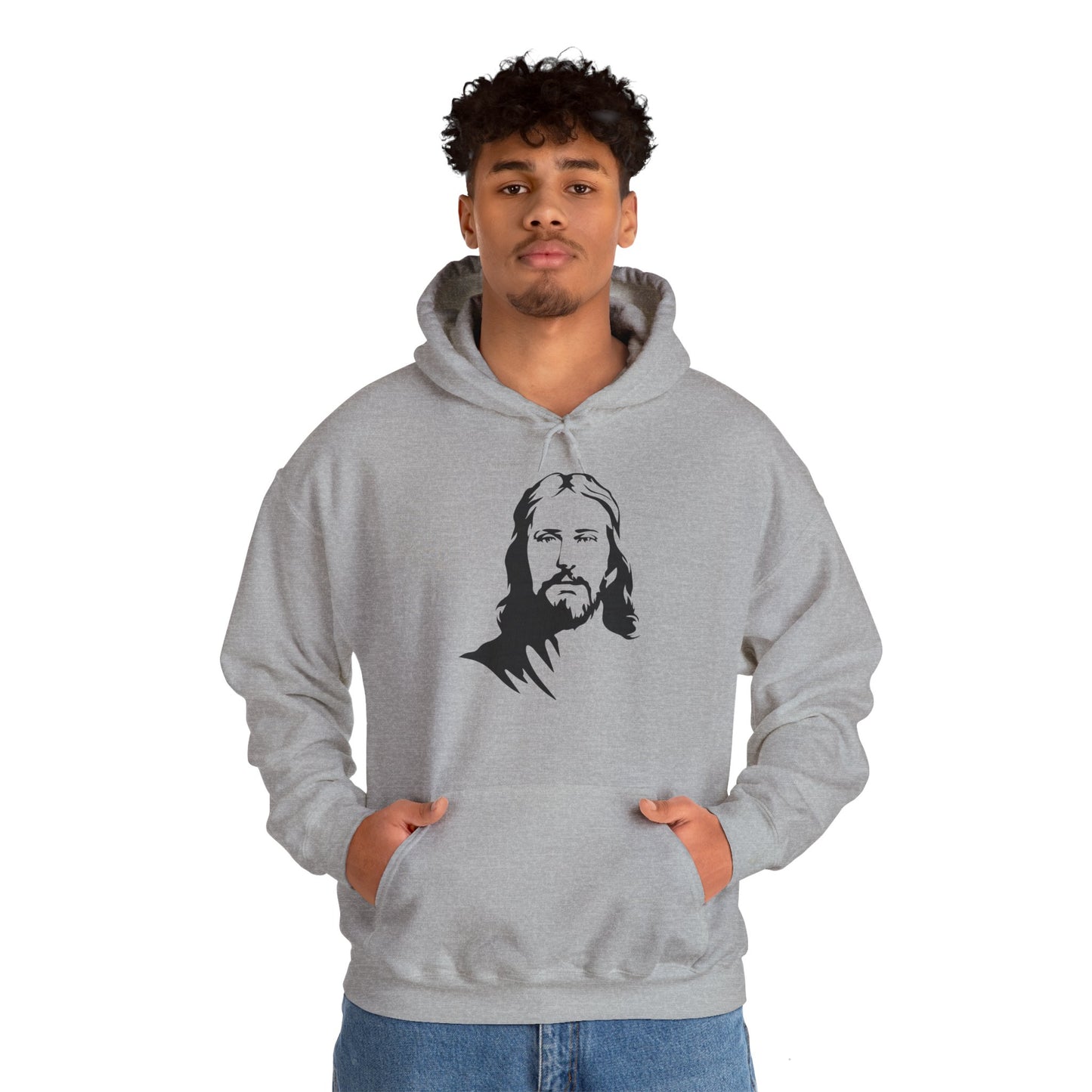 Christian Unisex Hooded Sweatshirt - Jesus Christ Design