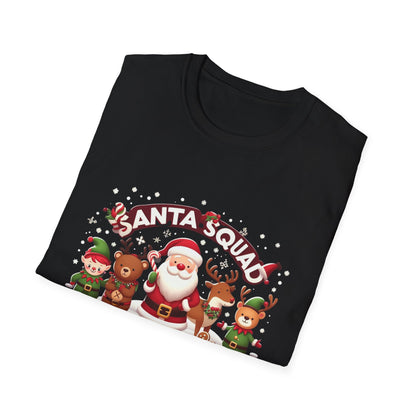 Christmas Unisex T-Shirt - Winter Santa Squad Design