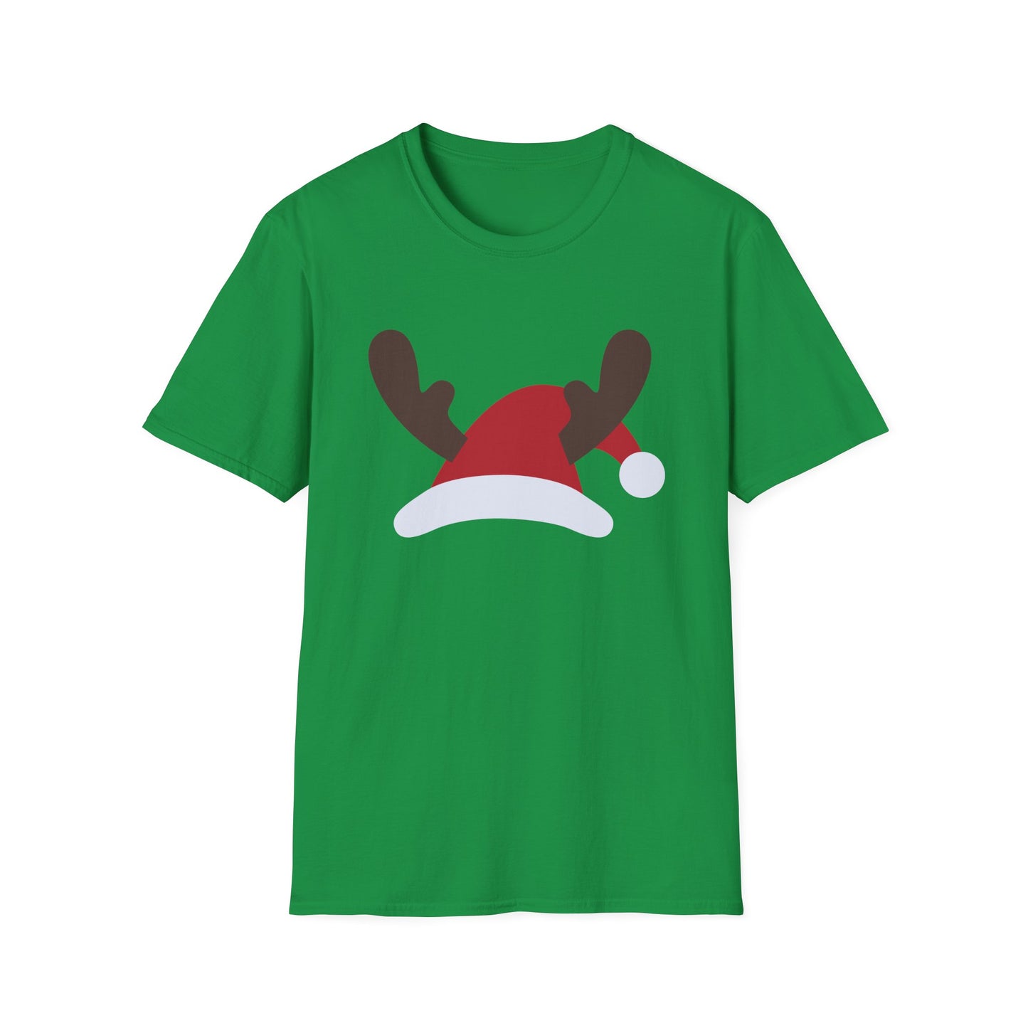 Christmas Unisex T-Shirt - Santa's Hat Design