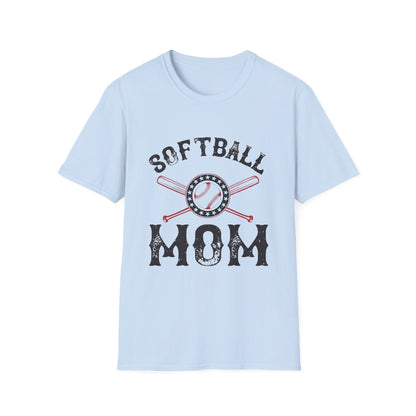 Mother's Day Unisex T-Shirt - Softball Mom Design