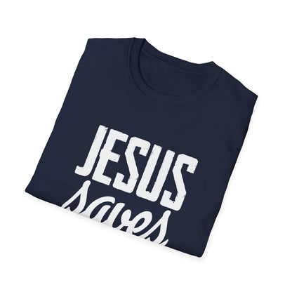 Christian Unisex T-Shirt - Jesus Saves Bro Design