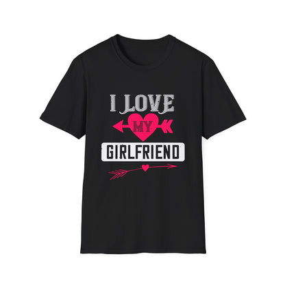 Valentine's Day Unisex T-Shirt - I Love My Girlfriend Design