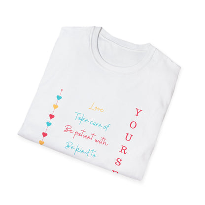 Motivational Unisex T-Shirt - Love Yourself Design