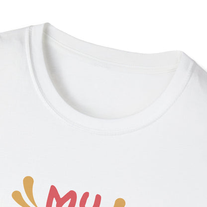 Mother's Day Unisex T-Shirt - My Mom Is My Hero Design