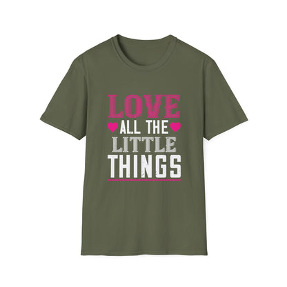 Valentine's Day Unisex T-Shirt - Love All The Little Things Design