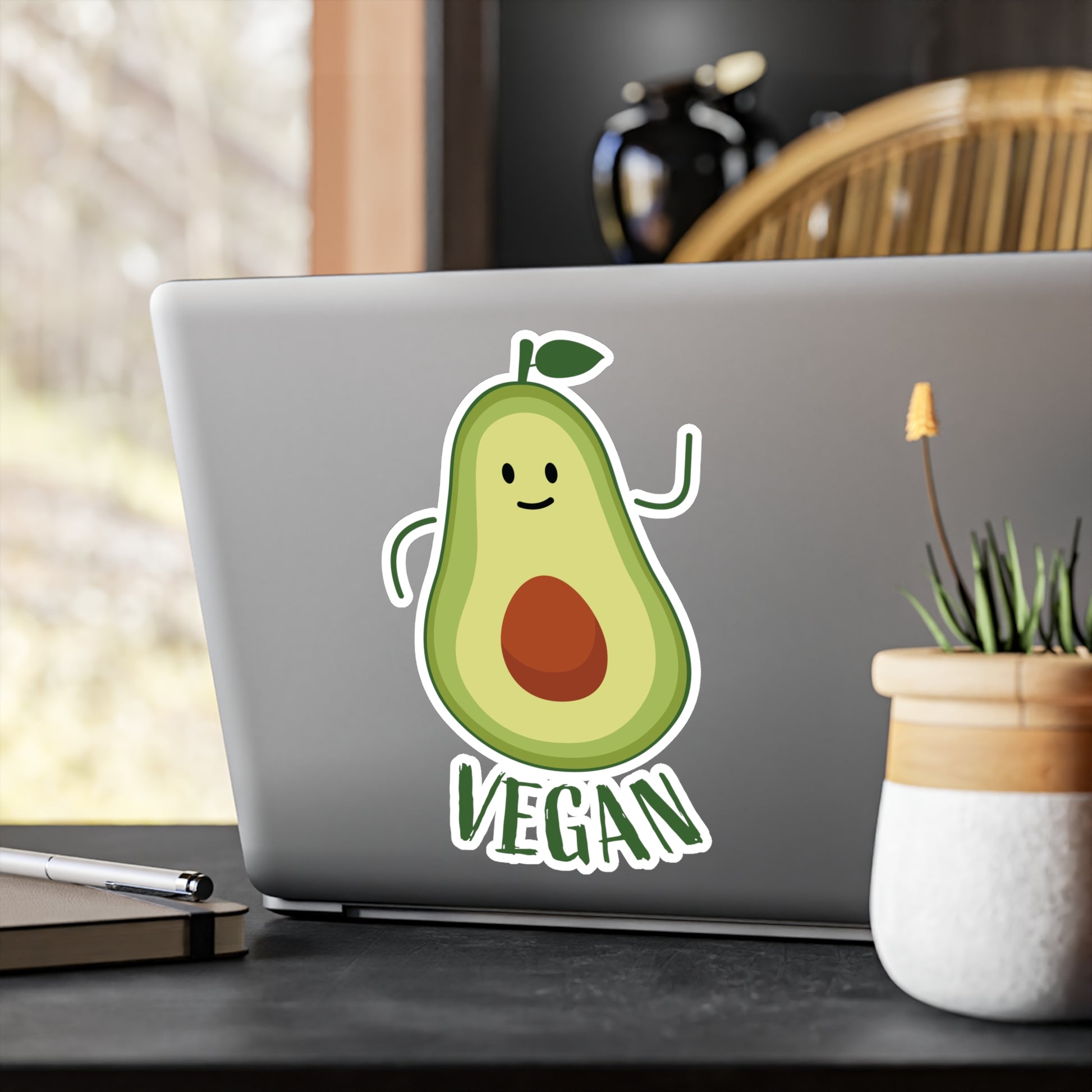 Vegan Avocado Sticker - Motivational Treats