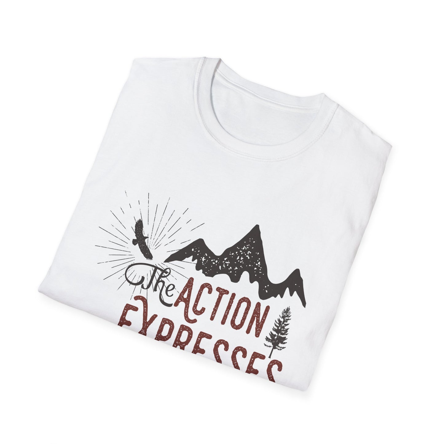 Motivational Unisex T-Shirt - The Action Expresses Priorities Design