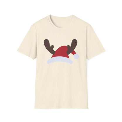 Christmas Unisex T-Shirt - Santa's Hat Design