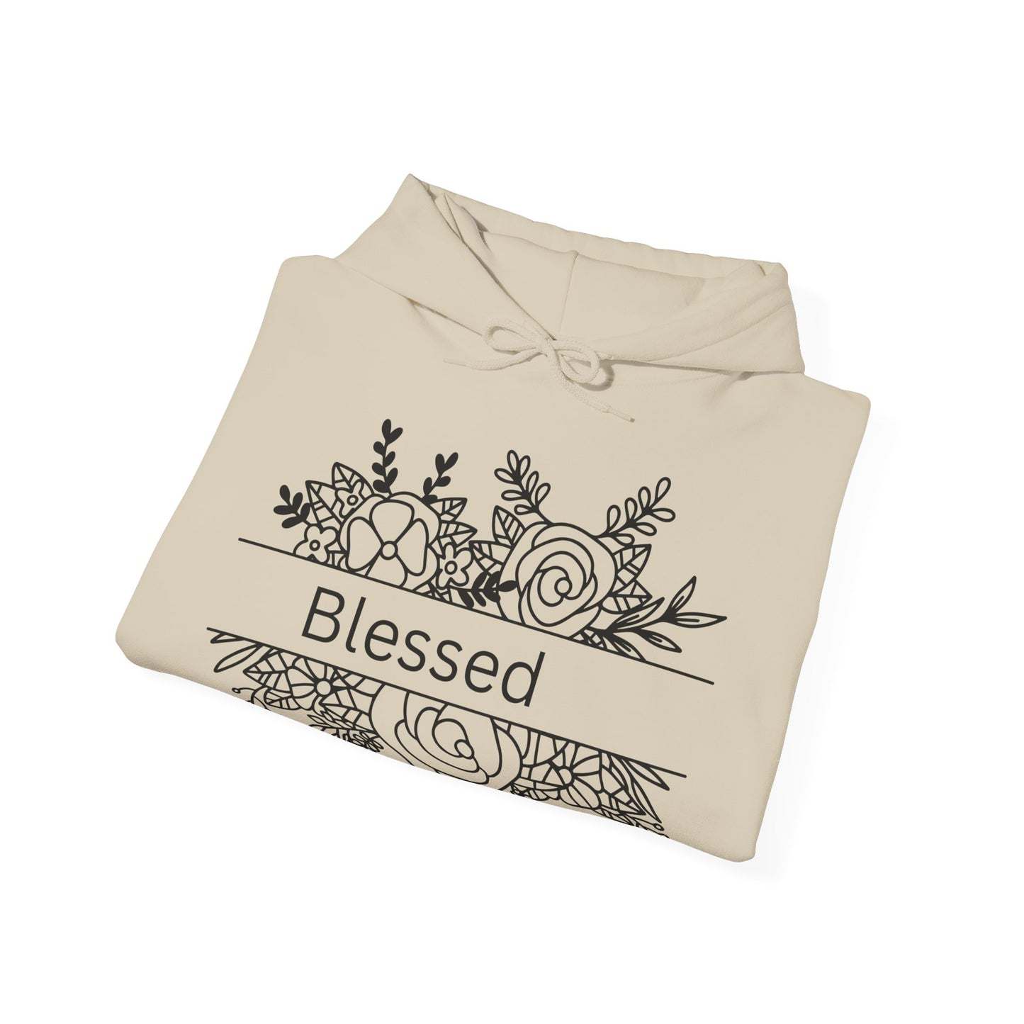 Christian Unisex Hooded Sweatshirt - Blessed Design