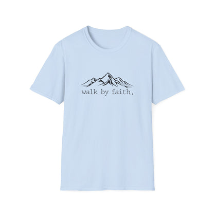 Christian Unisex T-Shirt - Walk By Faith Design