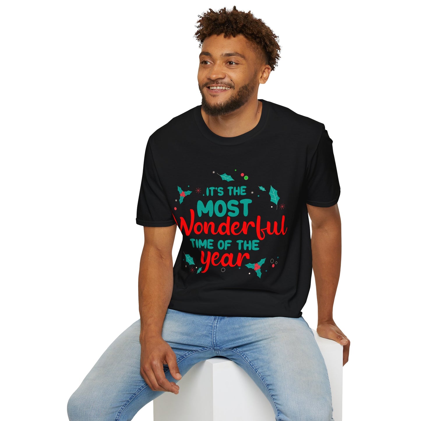 Christmas Unisex T-Shirt - The Most Wonderful Time Design