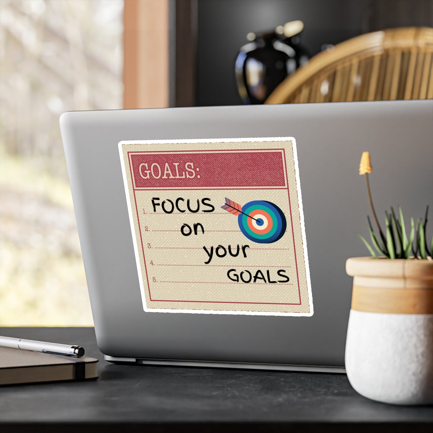Focus On Your Goals Sticker