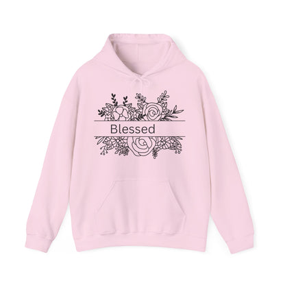 Christian Unisex Hooded Sweatshirt - Blessed Design