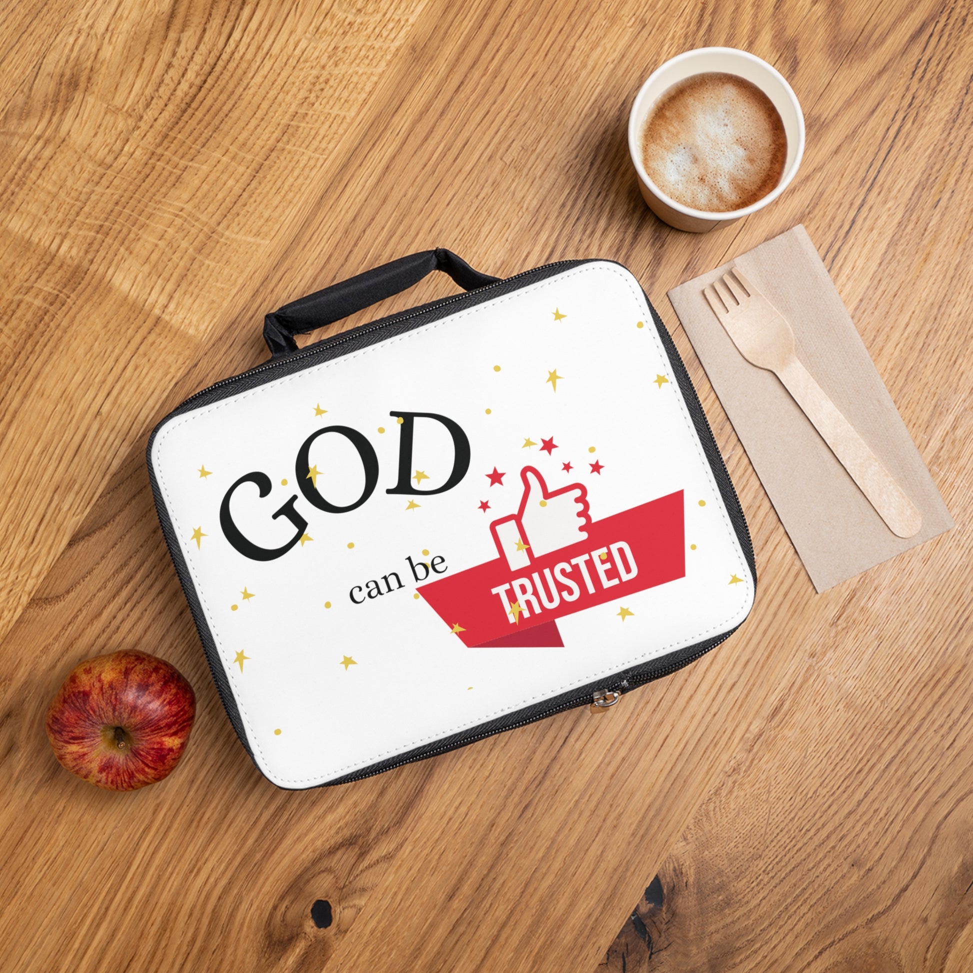 God Can Be Trusted Motivational Lunch Bag - Motivational Treats