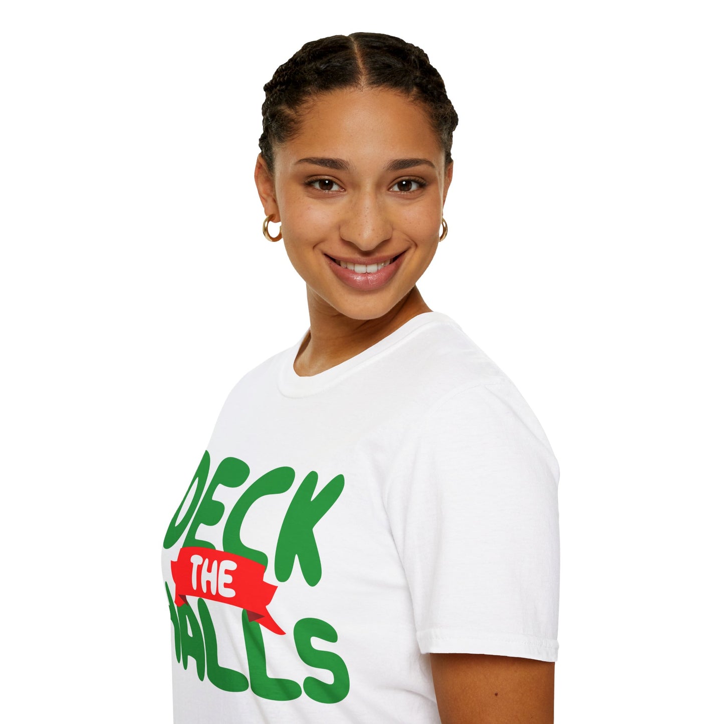 Christmas Unisex T-Shirt - Deck the Halls Design