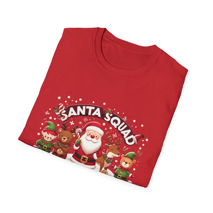 Christmas Unisex T-Shirt - Winter Santa Squad Design