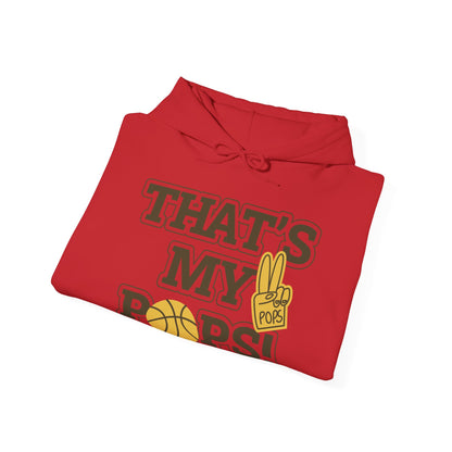 Father's Day Unisex Hooded Sweatshirt - That's My Pops! Design