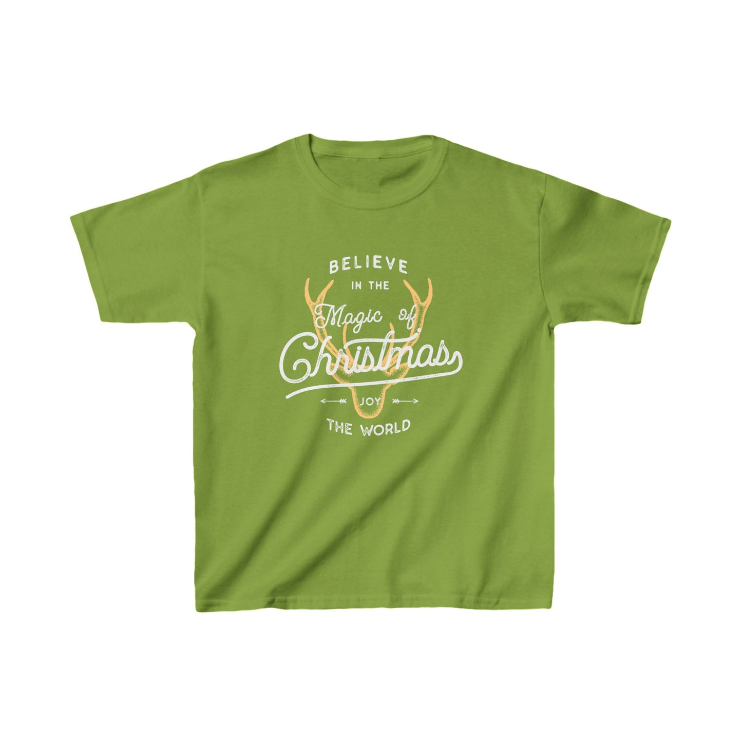 Christmas Unisex Kids T-Shirt - Believe In The Magic Of Christmas Design