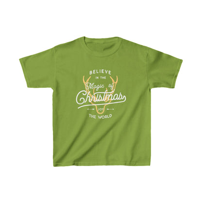 Christmas Unisex Kids T-Shirt - Believe In The Magic Of Christmas Design