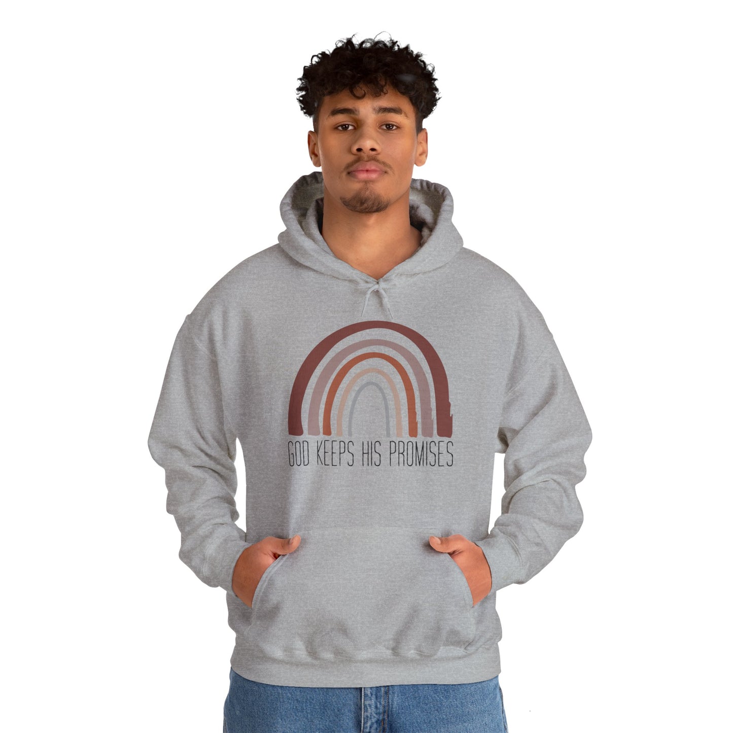 Christian Unisex Hooded Sweatshirt - God Keeps His Promises Design