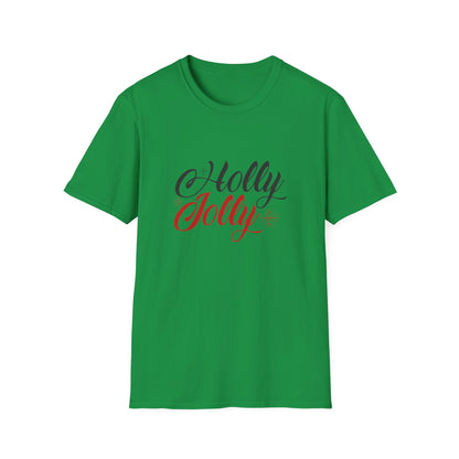 Christmas Unisex T-Shirt - Holly Jolly Design