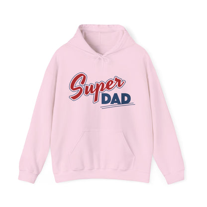 Father's Day Unisex Hooded Sweatshirt - Super Dad Design