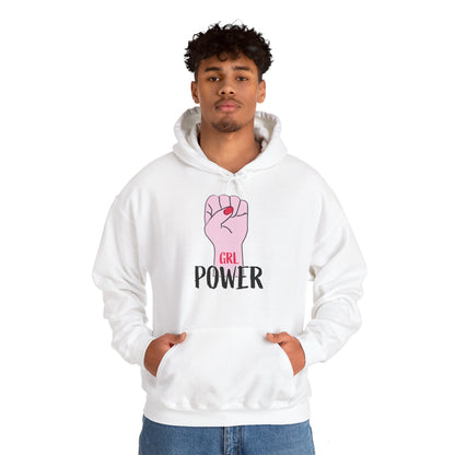 Motivational Unisex Hooded Sweatshirt - GRL Power Design