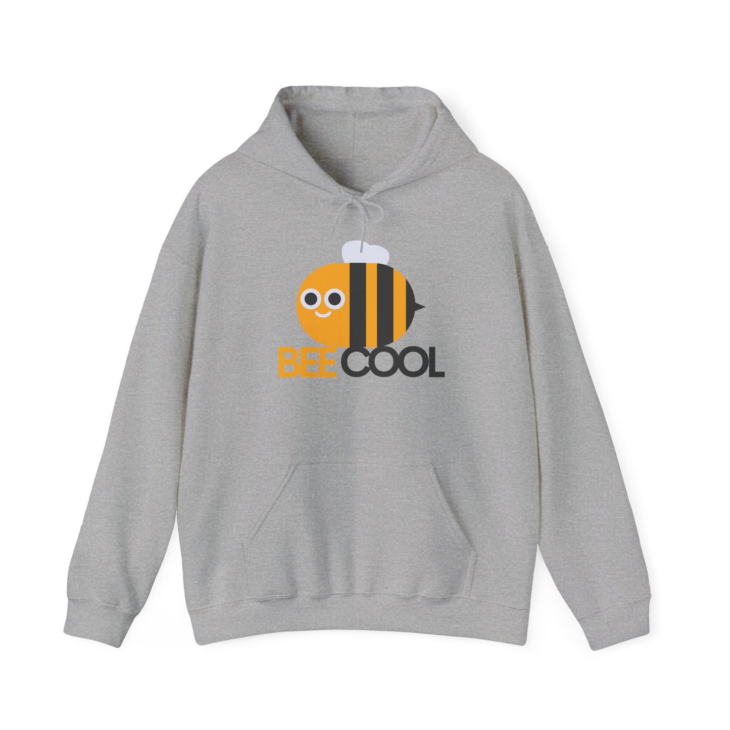 Motivational Unisex Hooded Sweatshirt - Bee Cool Design