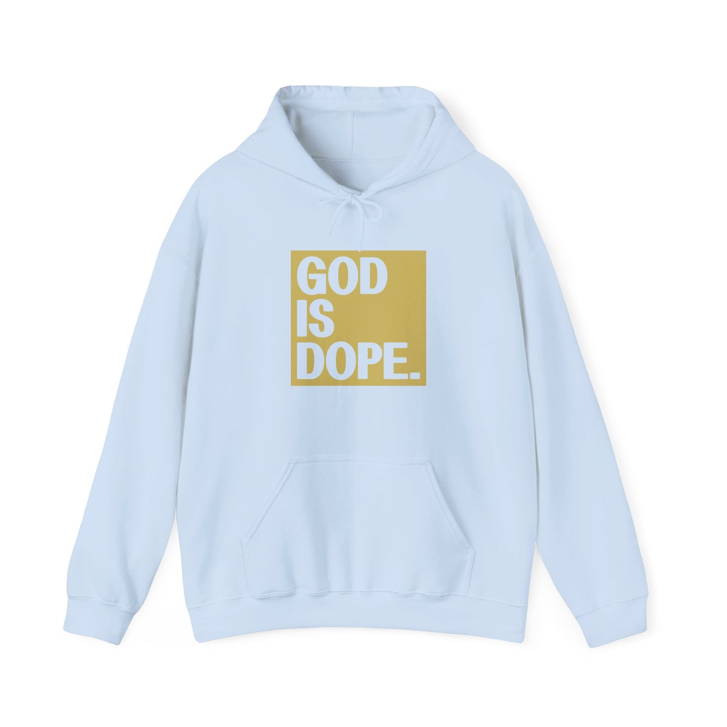 Christian Unisex Hooded Sweatshirt - God Is Dope Design