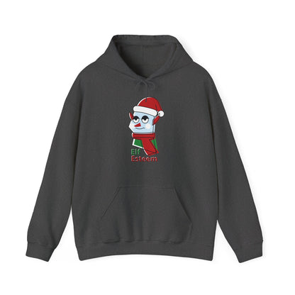 Christmas Unisex Hooded Sweatshirt - Elf Esteem Design