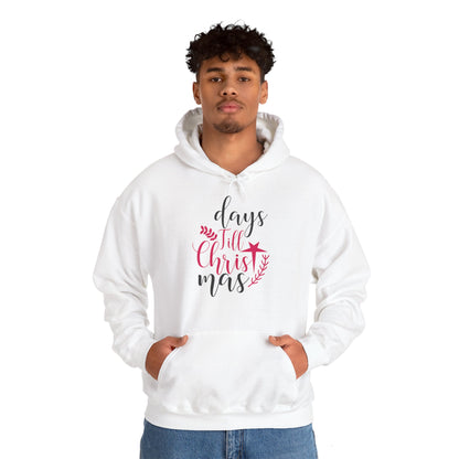 Christmas Unisex Hooded Sweatshirt - Days Till Christmas Design