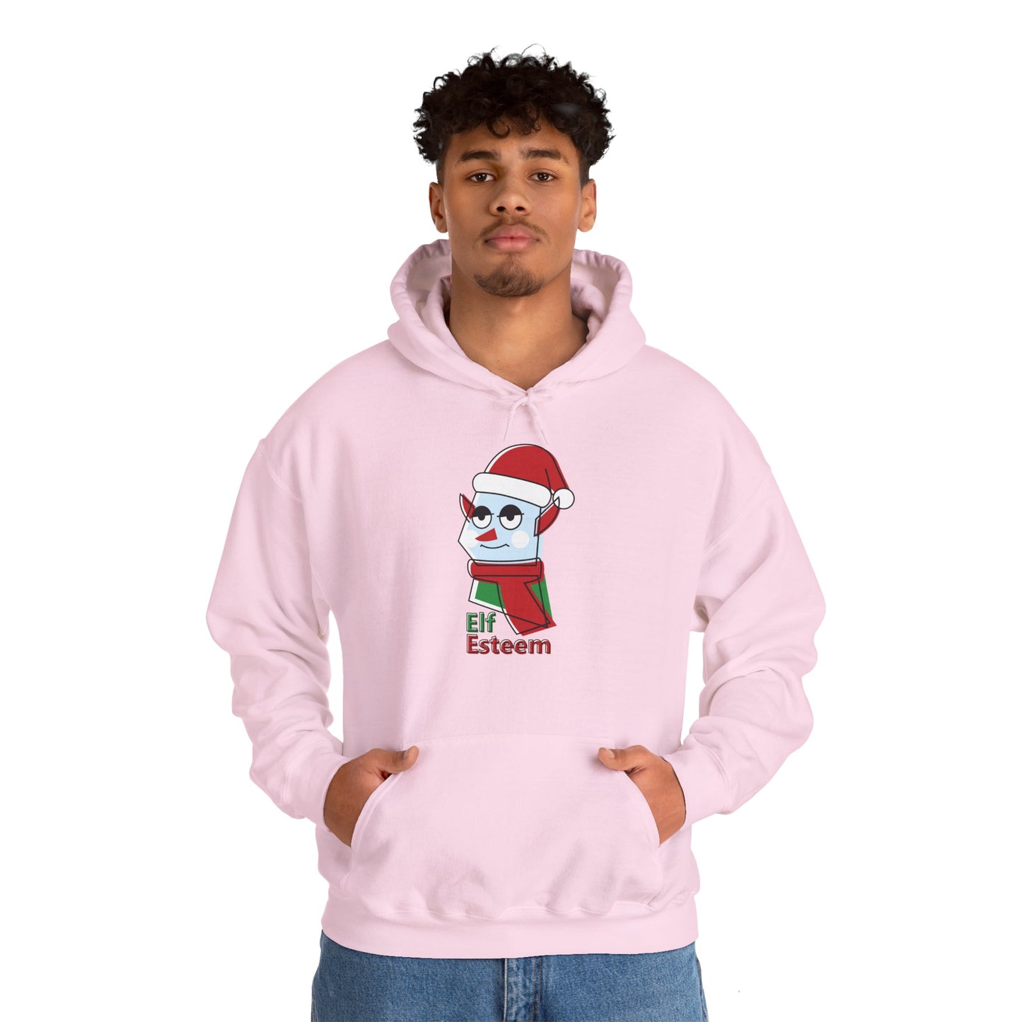 Christmas Unisex Hooded Sweatshirt - Elf Esteem Design