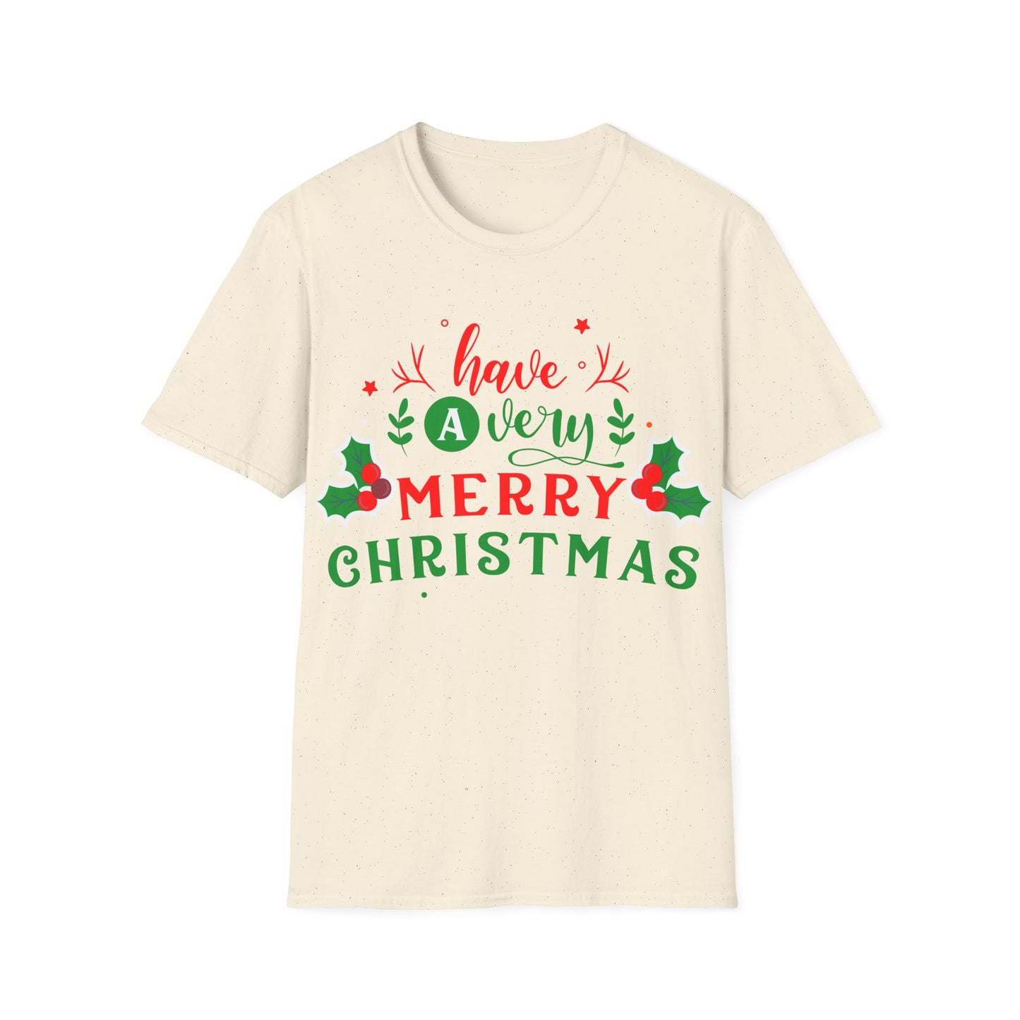 Christmas Unisex T-Shirt - Have A Very Merry Xmas Design