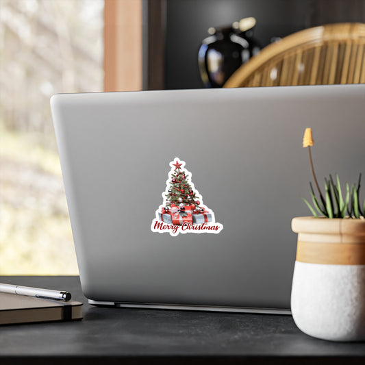 Christmas Tree And Presents Sticker