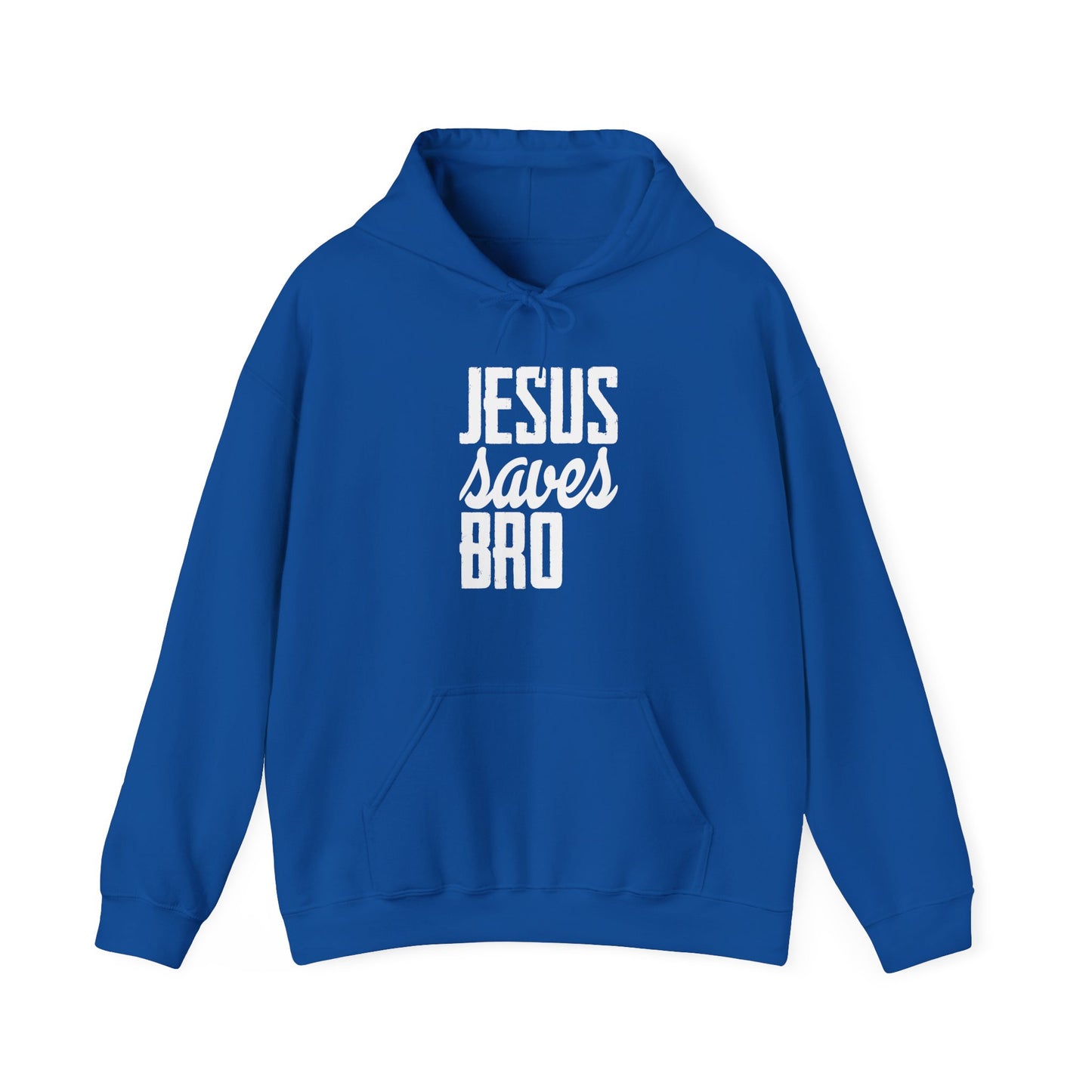 Christian Unisex Hooded Sweatshirt - Jesus Saves Bro Design