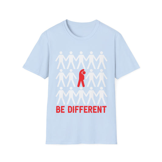 Motivational Unisex T-Shirt - Be Different Design